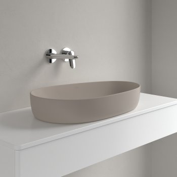 Раковина накладная Villeroy & Boch Antao, 65×40 см, CeramicPlus, Almond